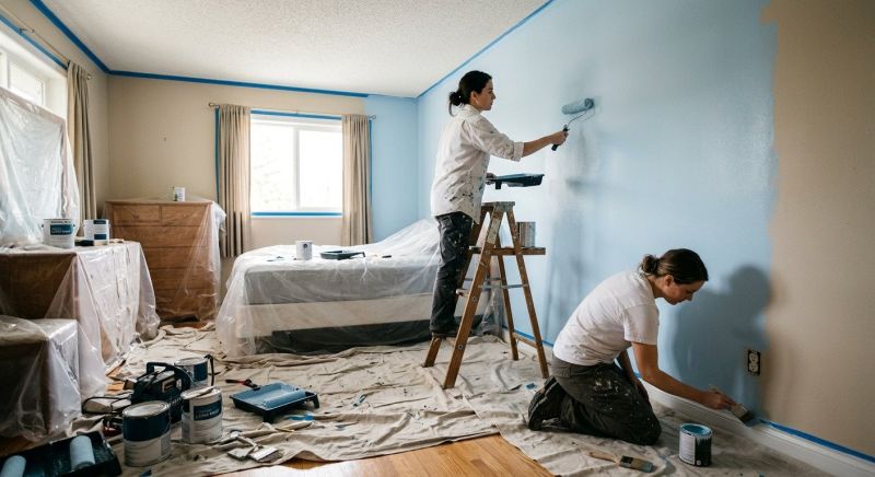 Bedroom Painting in Wilmington, NC
