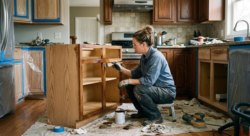 Cupboard Refinishing in Kokomo, IN
