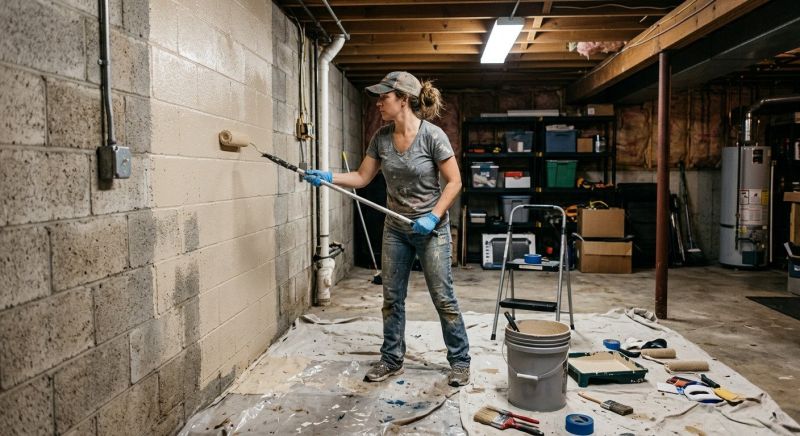 Basement Painting in Waco, TX