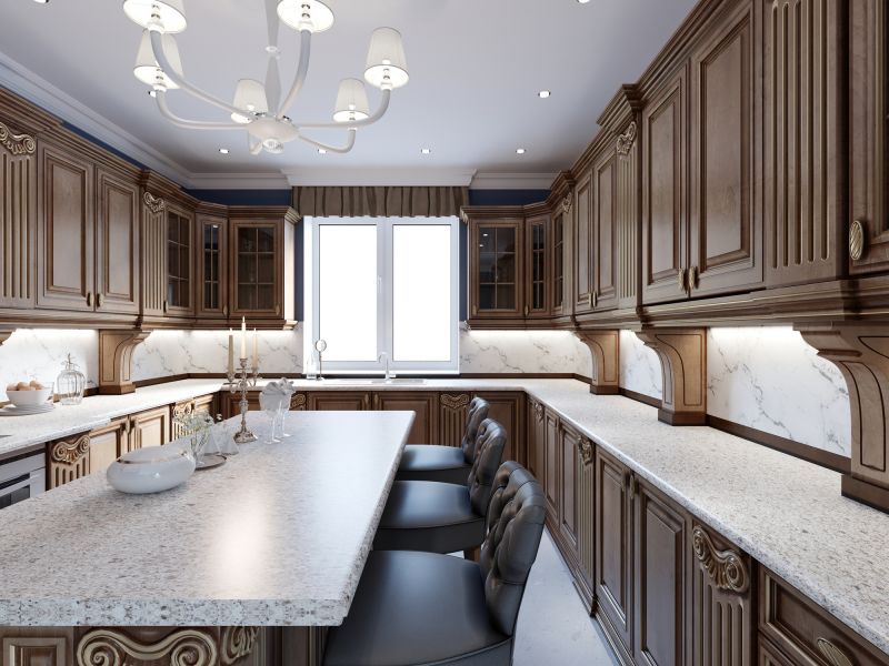 Built In Cabinetry Staining in Bloomington, IN