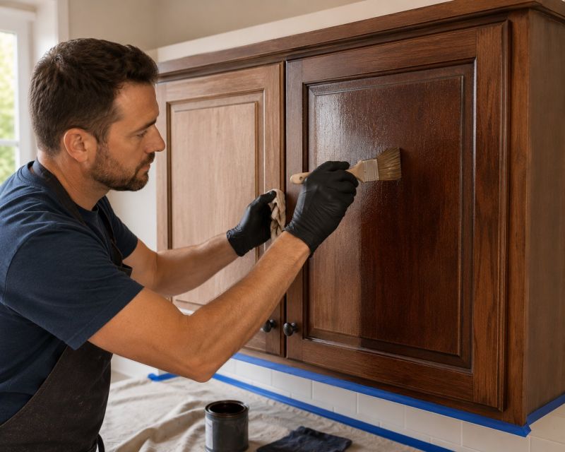 Cupboard Refinishing in Bloomington, IN