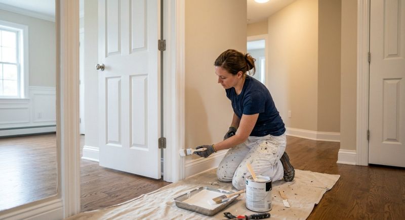 Door Trim Painting in Waco, TX