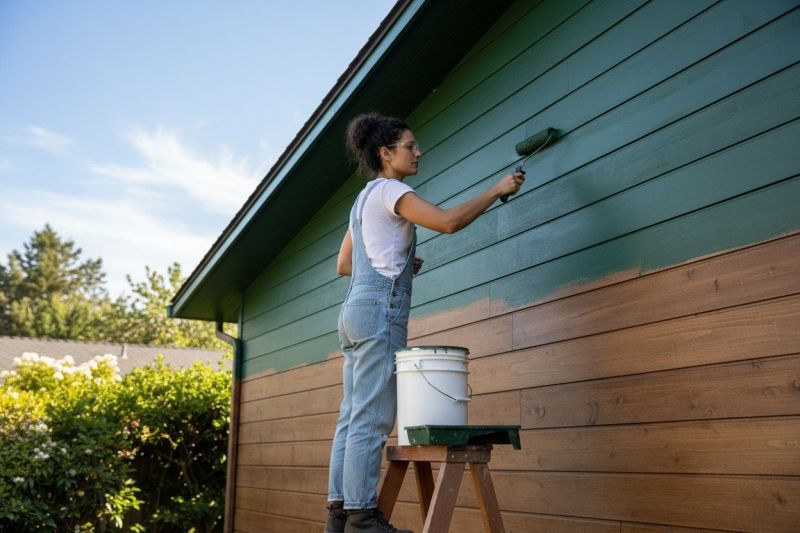 Exterior Staircase Painting in Boulder, CO