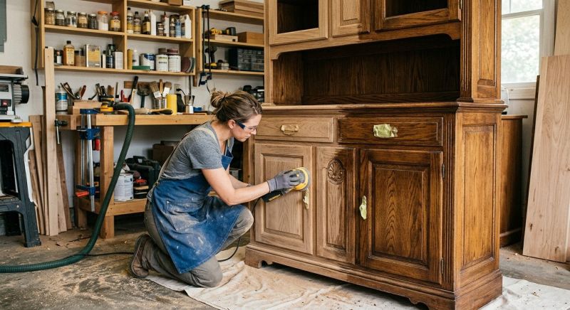 Wood Cabinet Refinishing in Kokomo, IN